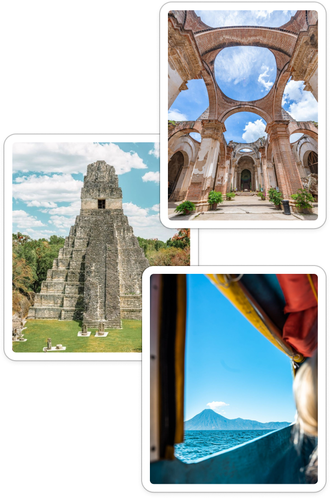 Private, fully managed trips to Guatemala.